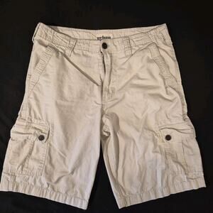 Urban Pipeline Cargo Shorts Mens Size 34 x 11 Inseam Light Khaki